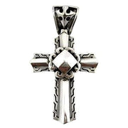 Rocker Knight Sterling Silver Cross Pendant