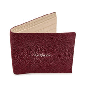 stingray wallet real leather red